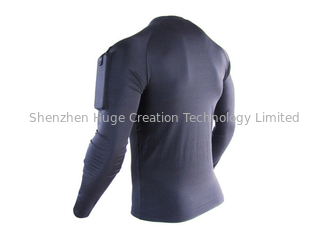 Κίνα Μακριά μπλούζα αθλητικής ικανότητας πουκάμισων μανικιών σφιχτή γρήγορη ξηρά για τα άτομα προμηθευτής
