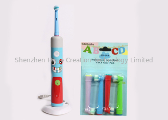 Κίνα Συμβατή προφορική ηλεκτρική οδοντόβουρτσα παιδιών σκληρών τριχών δεικτών Β μπλε για τα παιδιά προμηθευτής